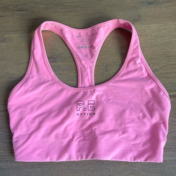 P.E. Nation Half Time Sports Bra Knockout Pink - Picture 4 of 8